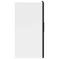Armoire murale de cuisine Porto noir bois d'ingénierie