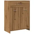Armoire de salle de bain chêne artisanal 60x33x80 cm