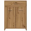 Armoire de salle de bain chêne artisanal 60x33x80 cm
