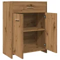 Armoire de salle de bain chêne artisanal 60x33x80 cm