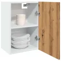 Armoire suspendue chêne artisanal 40x31x60 cm bois d'ingénierie