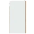 Armoire suspendue chêne artisanal 40x31x60 cm bois d'ingénierie