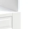 Armoire à four Porto blanc brillant bois d'ingénierie