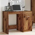 Bureau vieux bois 100x50x76 cm bois d'ingénierie