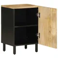 Armoire de salle de bain 38x33,5x58 cm bois massif de manguier