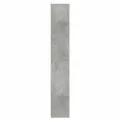 Armoire de salle de bain Gris béton 30x30x183,5 cm Aggloméré
