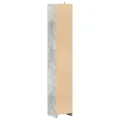 Armoire de salle de bain Gris béton 30x30x183,5 cm Aggloméré