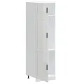 Armoire de cuisine Porto blanc brillant bois d'ingénierie