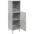 Armoire de salle de bain gris béton 30x30x100 cm