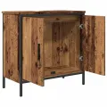 Armoire lavabo vieux bois 60x30x60 cm bois d'ingénierie