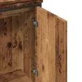 Armoire lavabo vieux bois 60x30x60 cm bois d'ingénierie