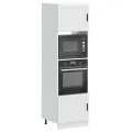 Armoires de four 2 pcs Porto blanc bois d'ingénierie