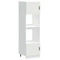 Armoires de four 2 pcs Porto blanc bois d'ingénierie