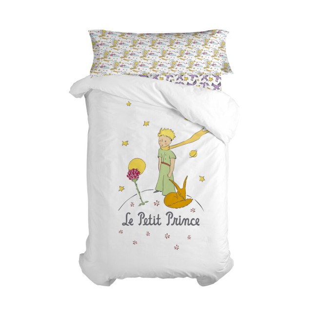 Duvet cover set HappyFriday Le Petit Prince Ses Amis Multicolour 2 Pie
