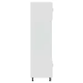 Armoires de four 2 pcs Porto blanc brillant bois d'ingénierie