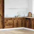 Armoire de plancher d'évier vieux bois 80x46x81,5 cm