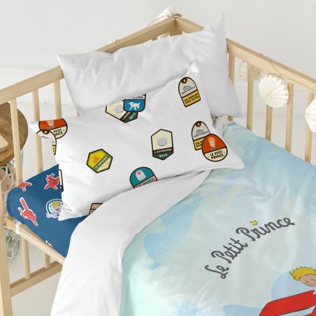 Bettbezug-Set HappyFriday Le Petit Prince Son Avion Bunt Babybettchen