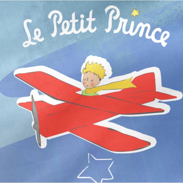 Wiegbeschermer HappyFriday Le Petit Prince Son avion Multicolour 210 x