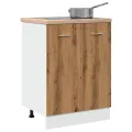 Armoire de plancher chêne artisanal 60x46x81,5 cm