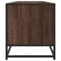 Meuble TV chêne marron 180,5x40x46 cm bois d'ingénierie