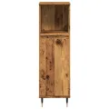 Armoire de salle de bain vieux bois 30x30x100cm bois ingénierie