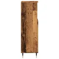 Armoire de salle de bain vieux bois 30x30x100cm bois ingénierie