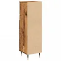 Armoire de salle de bain vieux bois 30x30x100cm bois ingénierie