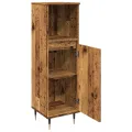 Armoire de salle de bain vieux bois 30x30x100cm bois ingénierie