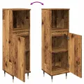 Armoire de salle de bain vieux bois 30x30x100cm bois ingénierie