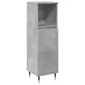 Ensemble de meubles de salle de bain 3 pcs gris béton