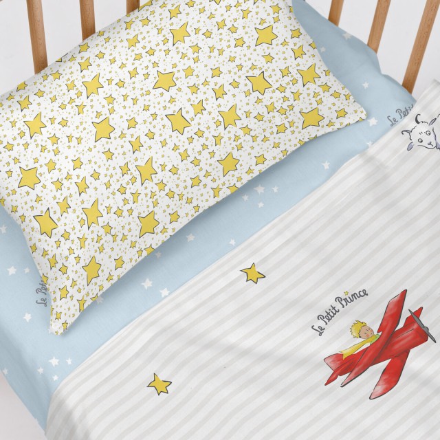 Set di Lenzuola HappyFriday Le Petit Prince Son monde Multicolore Cull