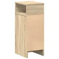 Tables de chevet 2 pcs avec tiroir chêne sonoma 25x31x66 cm