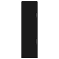 Armoire de cuisine noir 38x41,5x131,5 cm bois d'ingénierie