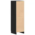 Armoire de cuisine noir 38x41,5x131,5 cm bois d'ingénierie