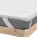 Protège-matelas blanc 100x220 cm