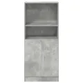 Armoire de cuisine gris béton 57x41,5x131,5 cm bois ingénierie