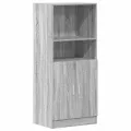 Armoire de cuisine sonoma gris 57x41,5x131,5 cm bois ingénierie