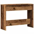 Table console vieux bois 100x35x76,5 cm bois d'ingénierie