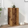 Armoire à chaussures vieux bois 32x35x70 cm bois d'ingénierie
