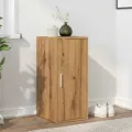Armoire à chaussures chêne artisanal bois d'ingénierie