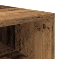 Étagère à chaussures vieux bois 54x34x100,5cm bois d'ingénierie