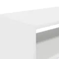 Étagères à chaussures 2 pcs empilable blanc 60x30x30,5 cm