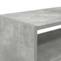 Étagères à chaussures 2 pcs empilable gris béton 60x30x30,5 cm