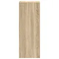 Bibliothèque empilable chêne sonoma 30x30x80 cm bois ingénierie