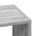 Bibliothèque empilable sonoma gris 30x30x80 cm bois ingénierie