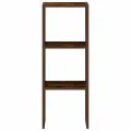 Bibliothèque empilable chêne fumé 30x30x80 cm bois d'ingénierie