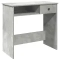 Bureau Gris béton 80x40x75 cm Aggloméré