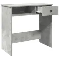 Bureau Gris béton 80x40x75 cm Aggloméré
