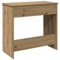 Bureau chêne artisanal 80x40x75 cm bois d'ingénierie