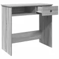 Bureau sonoma gris 80x40x75 cm bois d'ingénierie